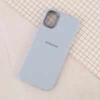 قاب چرمی ژله ای Leather سامسونگ Galaxy A03 Core لوگودار