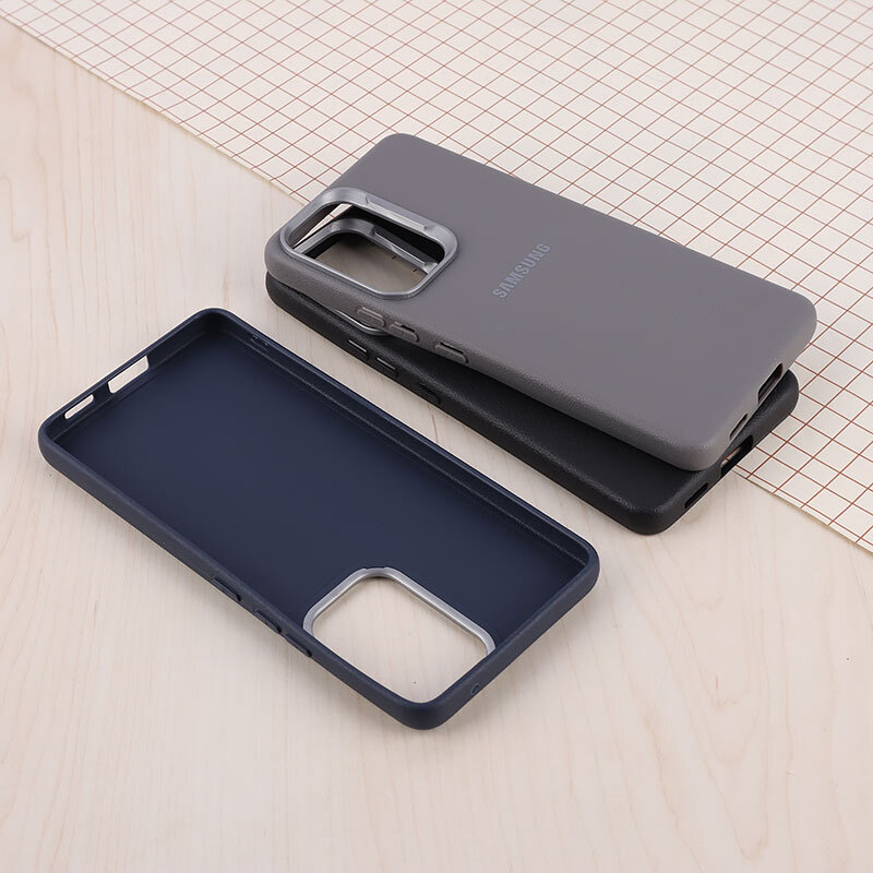 قاب چرمی ژله ای Leather سامسونگ Galaxy A53 5G لوگودار