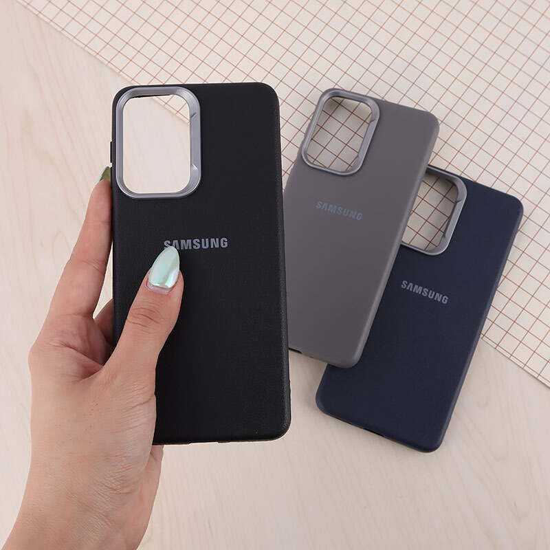 قاب چرمی ژله ای Leather سامسونگ Galaxy A33 5G لوگودار
