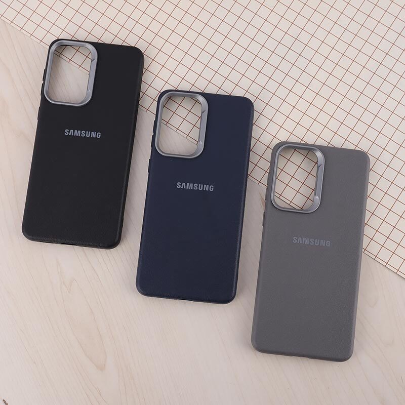 قاب چرمی ژله ای Leather سامسونگ Galaxy A33 5G لوگودار