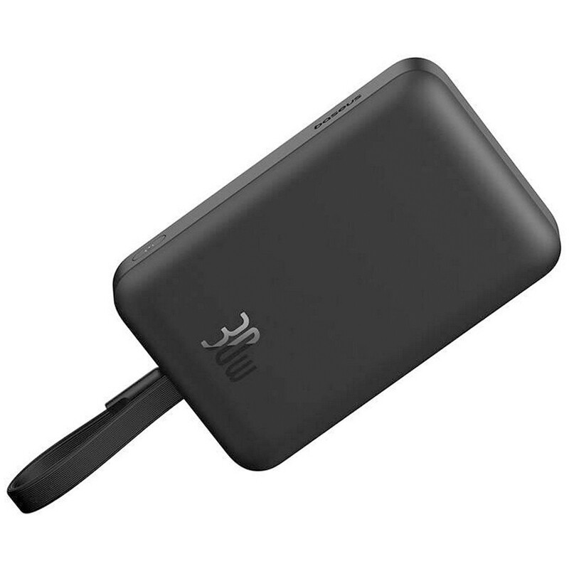 پاور بانک بی سیم فست شارژ باسئوس Magnetic P1002210b113 PD 30W ظرفیت 10000 میلی آمپر ساعت