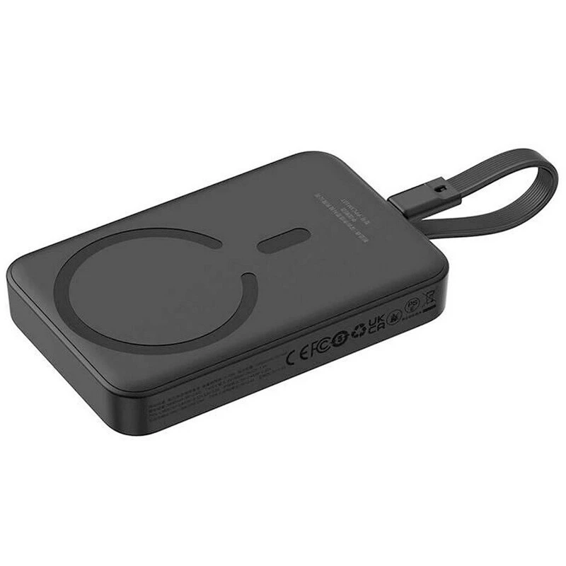 پاور بانک بی سیم فست شارژ باسئوس Magnetic P1002210b113 PD 30W ظرفیت 10000 میلی آمپر ساعت