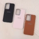 قاب چرمی ژله ای Leather سامسونگ Galaxy A26 لوگودار