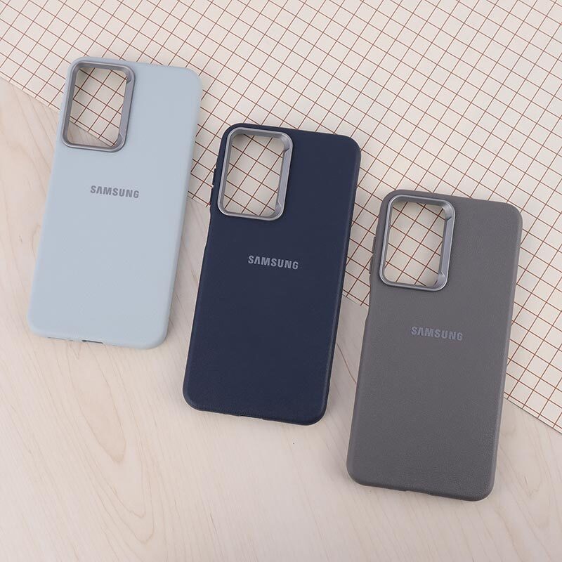 قاب چرمی ژله ای Leather سامسونگ Galaxy A26 لوگودار