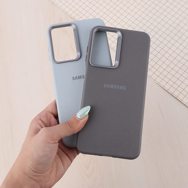 قاب چرمی ژله ای Leather سامسونگ Galaxy A26 لوگودار