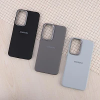 قاب چرمی ژله ای Leather سامسونگ Galaxy A56 لوگودار
