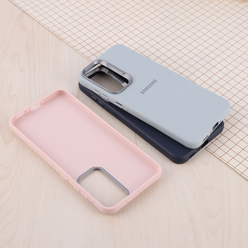 قاب چرمی ژله ای Leather سامسونگ Galaxy A36 لوگودار