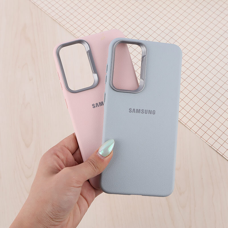 قاب چرمی ژله ای Leather سامسونگ Galaxy A36 لوگودار