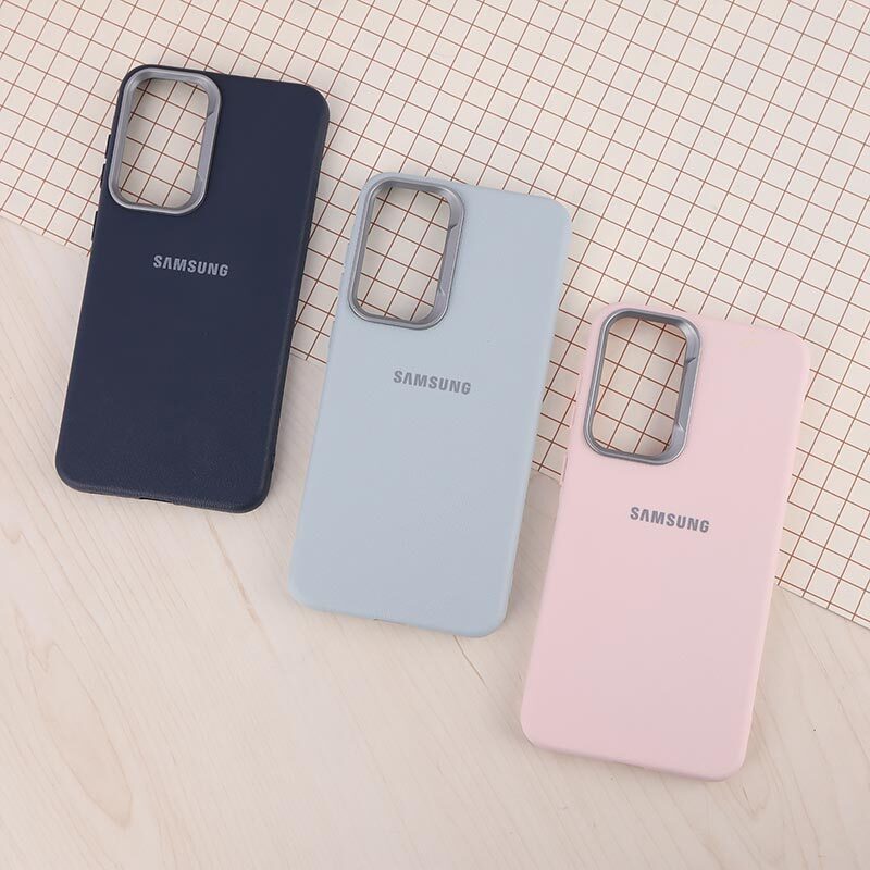 قاب چرمی ژله ای Leather سامسونگ Galaxy A36 لوگودار