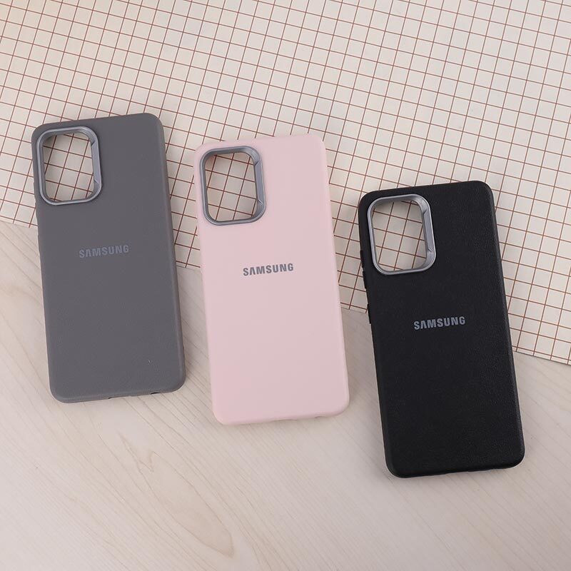 قاب چرمی ژله ای Leather سامسونگ Galaxy A32 4G لوگودار