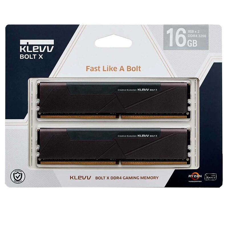 رم کامپیوتر Klevv BOLT X DDR4 16GB 3600MHz CL18 Dual