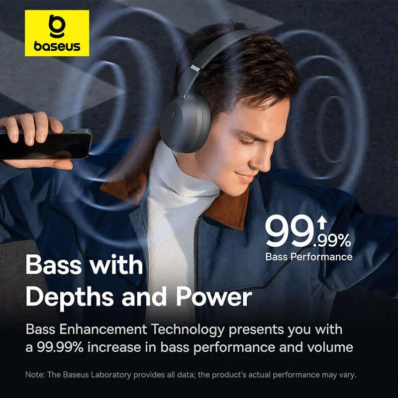 هدفون بلوتوثی باسئوس Bass 35 Max A00070800221