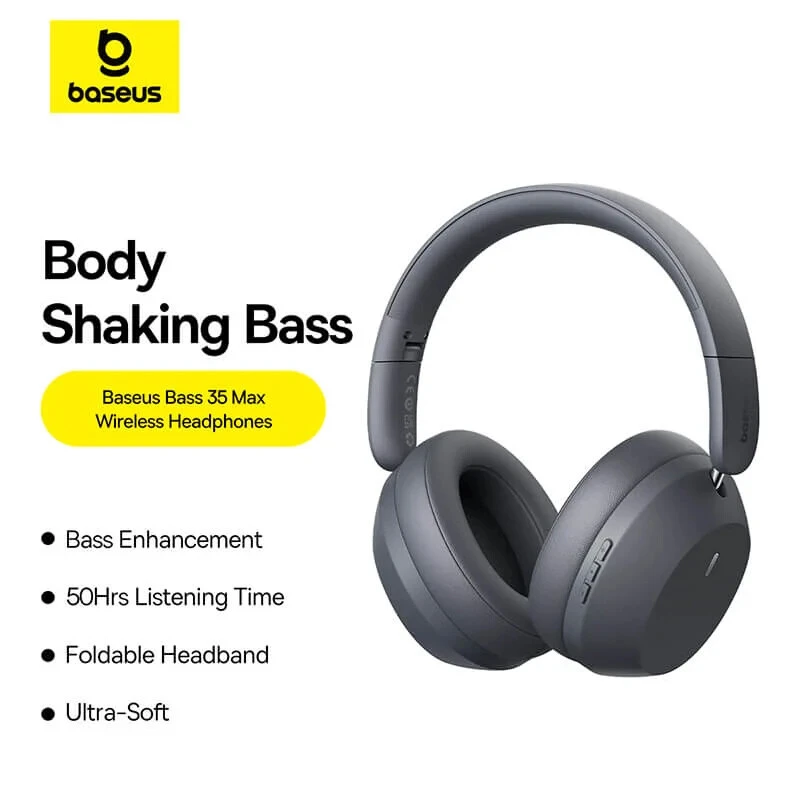 هدفون بلوتوثی باسئوس Bass 35 Max A00070800221