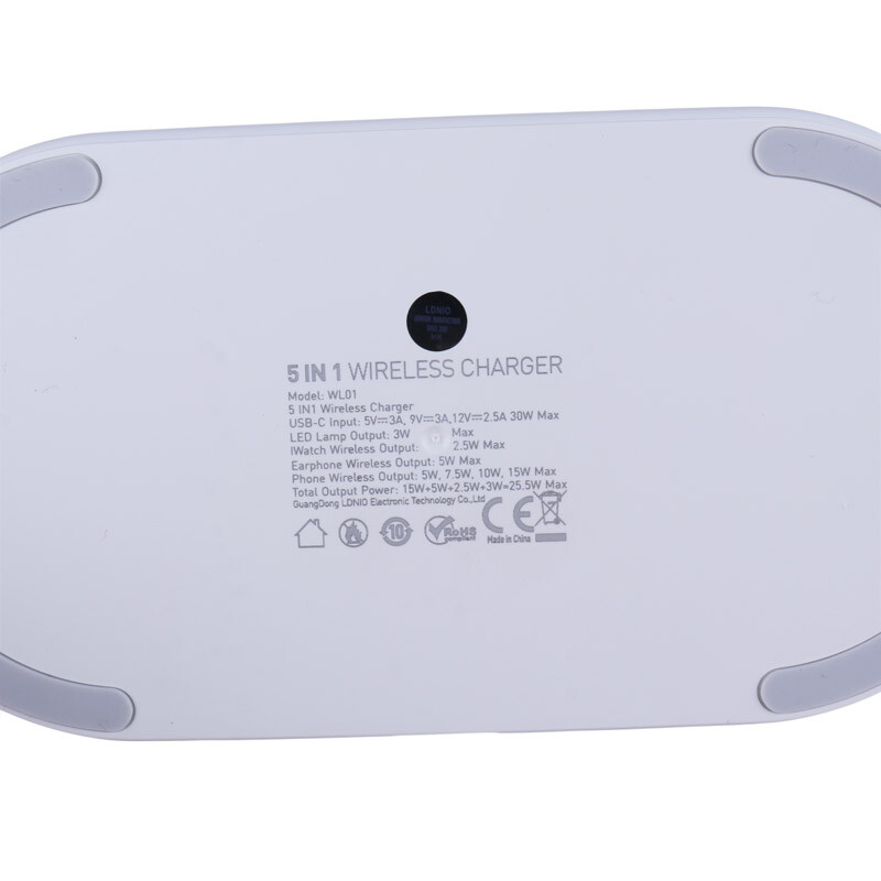 شارژر بی سیم فست شارژ و استند رومیزی Ldnio WL01 15W