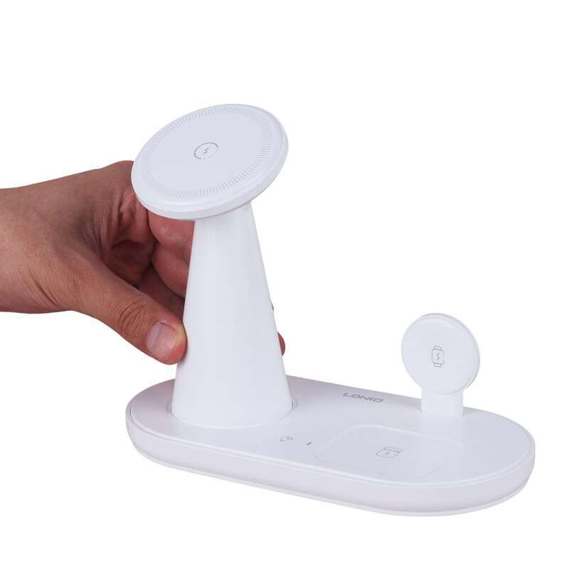 شارژر بی سیم فست شارژ و استند رومیزی Ldnio WL01 15W