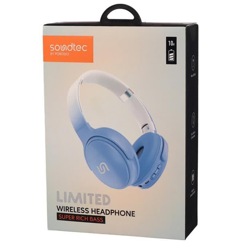 هدفون بلوتوثی پرودو Soundtec PD-Stwlep018-BU