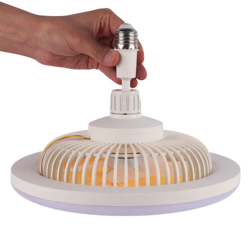 پنکه سقفی چراغ دار LED + ریموت کنترل
