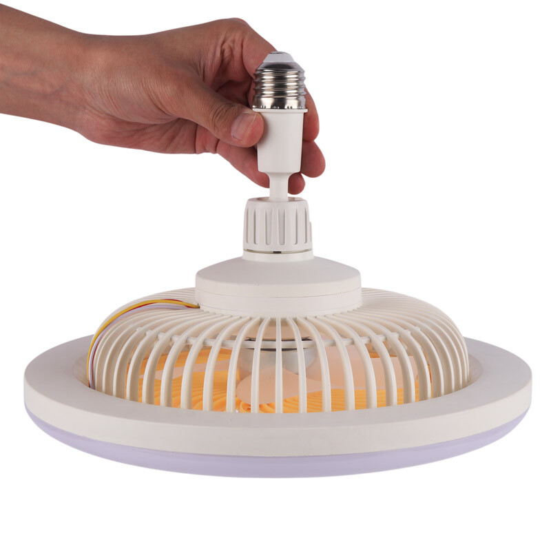 پنکه سقفی چراغ دار LED + ریموت کنترل