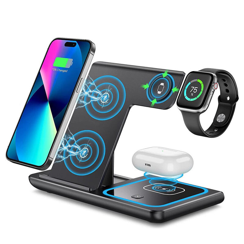 شارژر بی سیم فست شارژ و استند رومیزی Foldable 15W