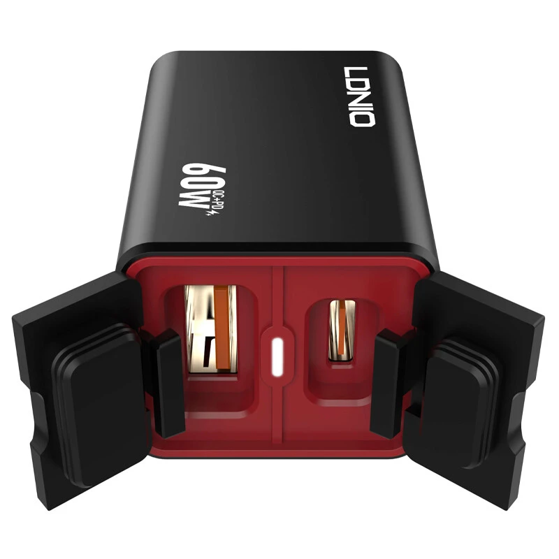شارژر موبایل موتور سیکلت فست شارژ LDNIO C108 QC3.0 PD 3A 30W