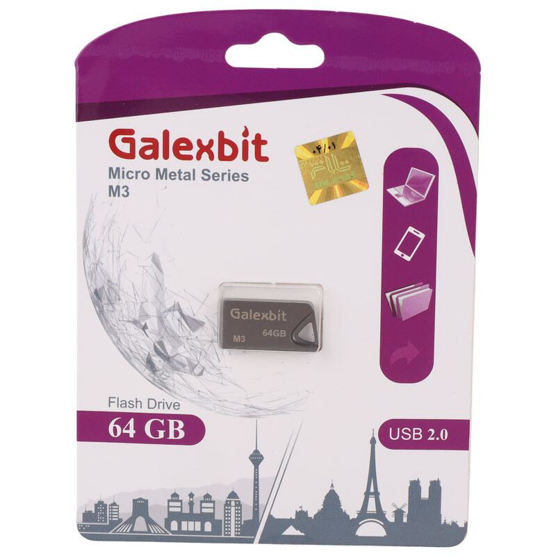 فلش 64 گیگ گلکس بیت Galexbit Micro metal series M3
