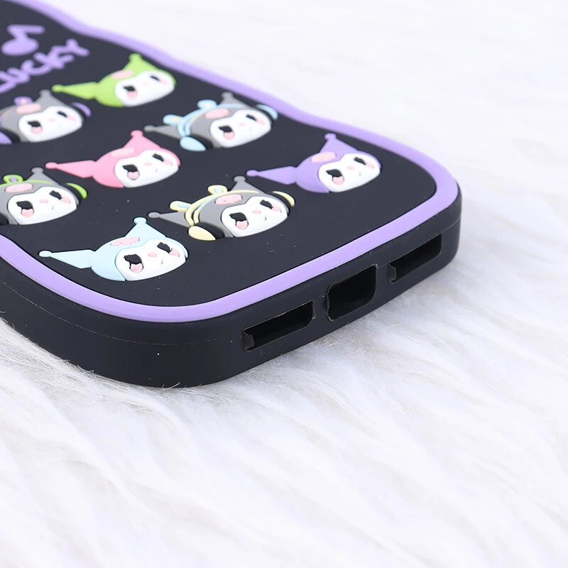 قاب سیلیکونی موج دار آیفون iPhone 11 کرومی هدفون دار