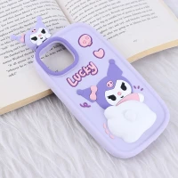 قاب سیلیکونی فیجت دار آیفون iPhone 13 / 14 کرومی پروتزی