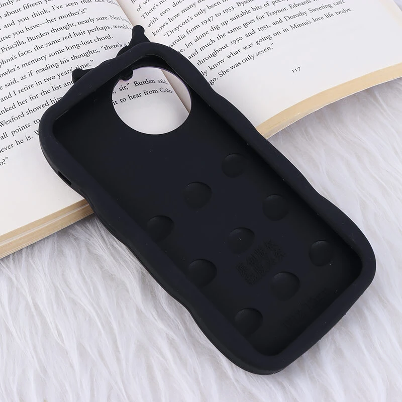 قاب سیلیکونی موج دار آیفون iPhone 12 / 12 Pro کرومی هدفون دار