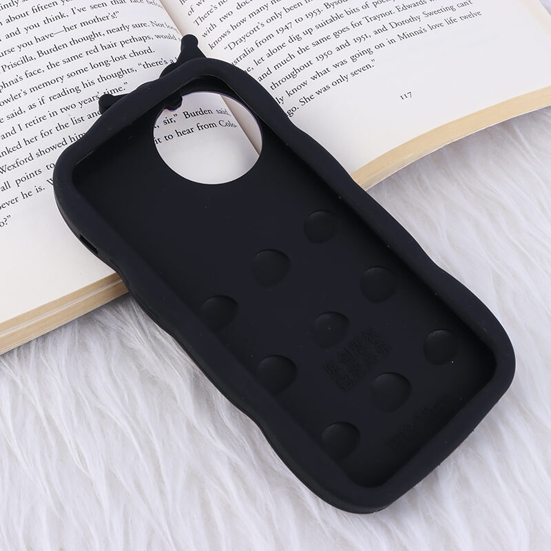قاب سیلیکونی موج دار آیفون iPhone 12 / 12 Pro کرومی هدفون دار