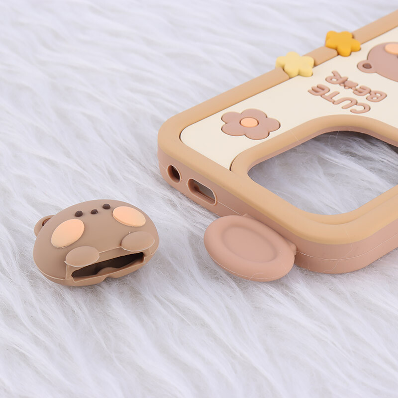قاب عروسکی شیائومی Redmi Note 13 Pro 4G طرح Cute Bear Happy