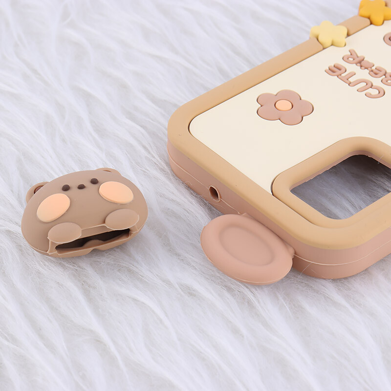 قاب عروسکی سامسونگ Galaxy A51 4G طرح Cute Bear Happy