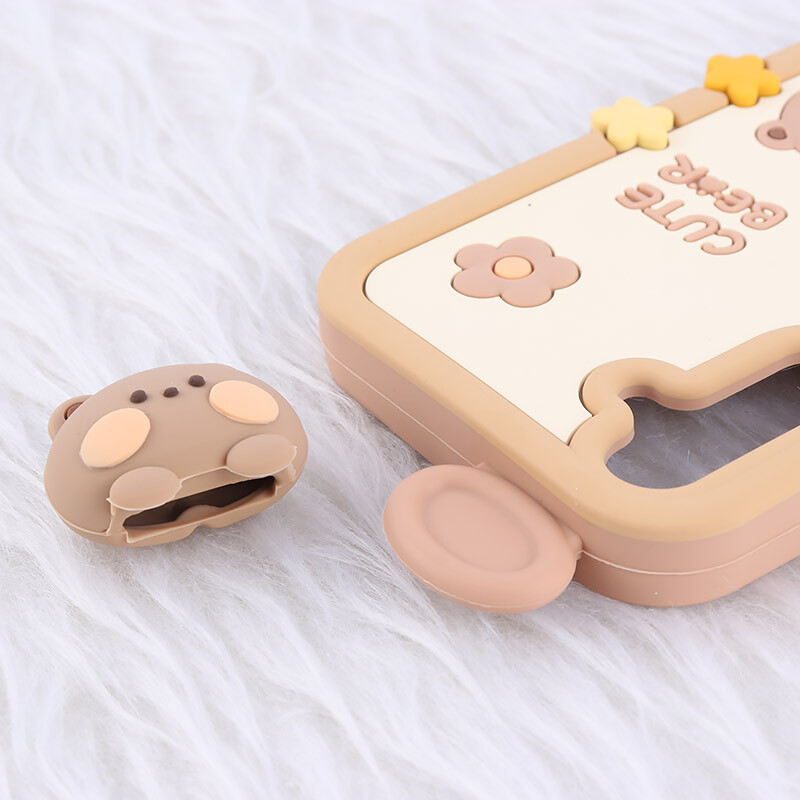 قاب عروسکی سامسونگ Galaxy A15 طرح Cute Bear Happy