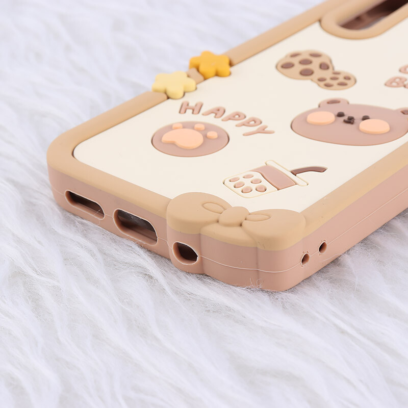 قاب عروسکی سامسونگ Galaxy A30s / A50 / A50s طرح Cute Bear Happy