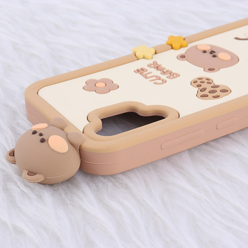 قاب عروسکی سامسونگ Galaxy A32 4G طرح Cute Bear Happy