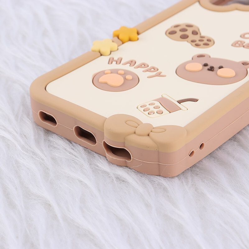 قاب عروسکی سامسونگ Galaxy A32 4G طرح Cute Bear Happy