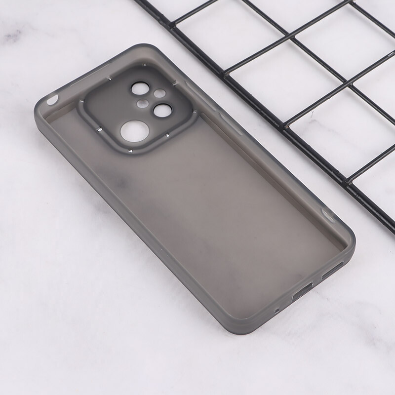 قاب Space شیائومی Redmi 12C دور محافظ متال محافظ لنزدار