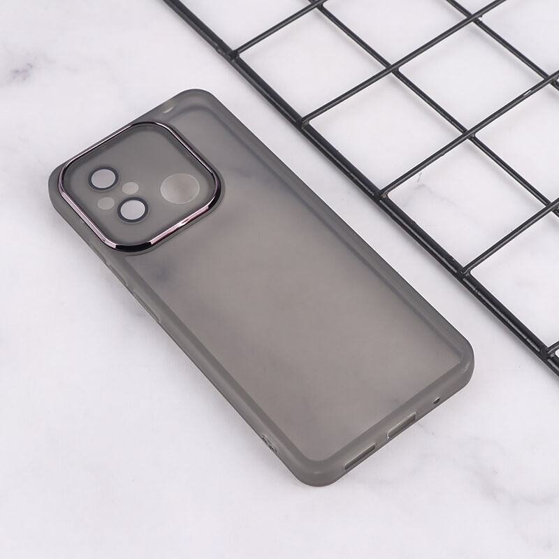 قاب Space شیائومی Redmi 12C دور محافظ متال محافظ لنزدار