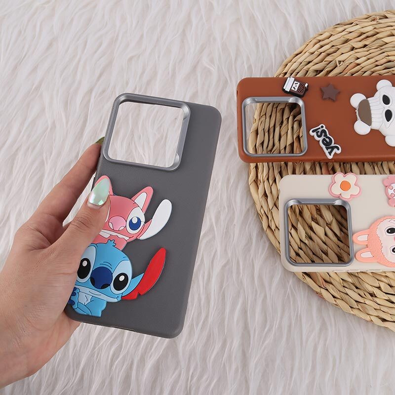 قاب چرمی ژله ای Leather شیائومی Redmi Note 14 طرح دار