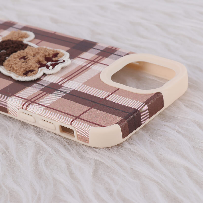 قاب ژله ای آیفون iPhone 11 طرح Burrbery Teddy