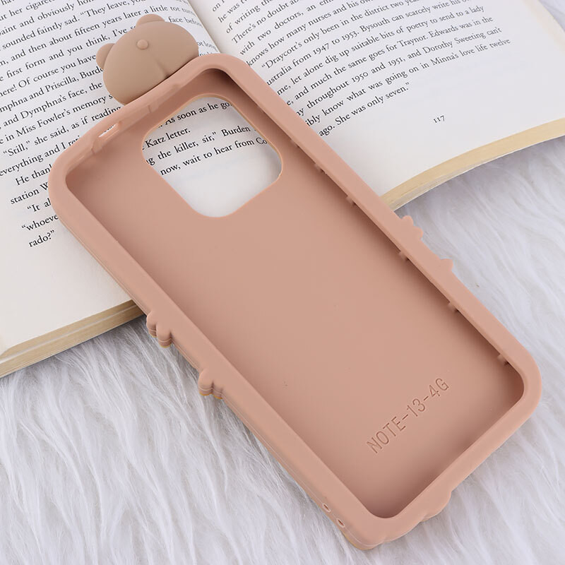 قاب عروسکی شیائومی Redmi Note 13 4G طرح Cute Bear Happy
