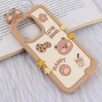 قاب عروسکی شیائومی Redmi Note 13 4G طرح Cute Bear Happy
