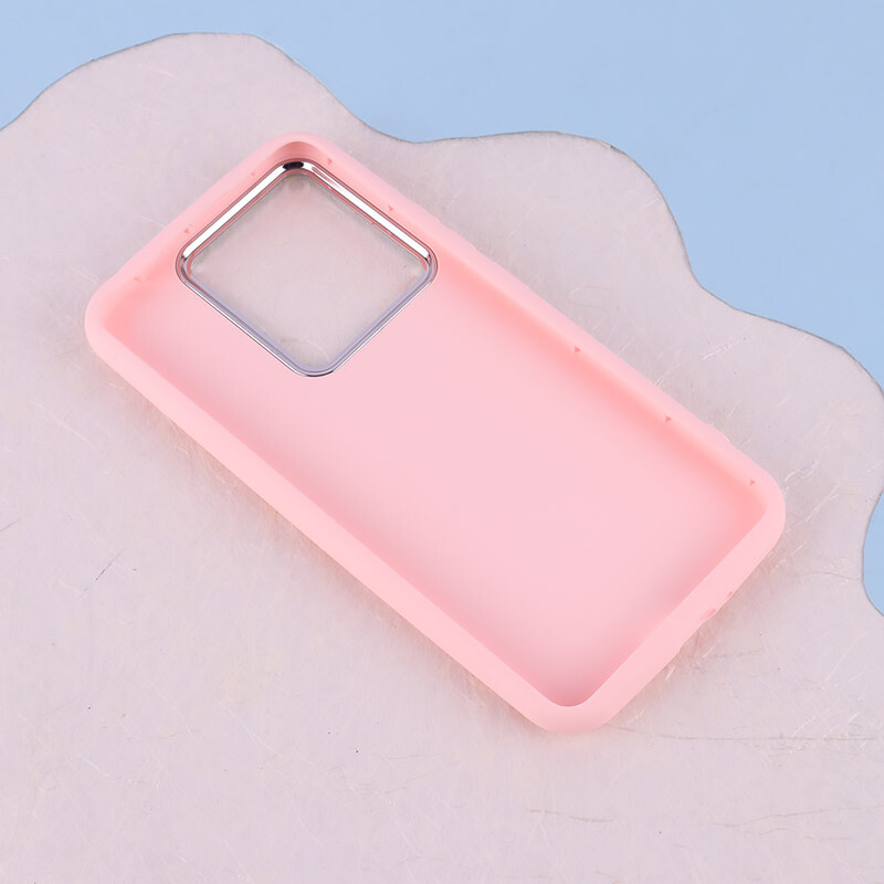 قاب سیلیکونی Redmi Note 13 4G شیائومی پاپیون مروارید صورتی