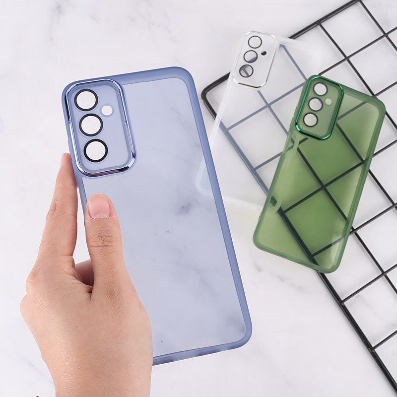 قاب Space سامسونگ Galaxy A05s دور محافظ متال محافظ لنزدار
