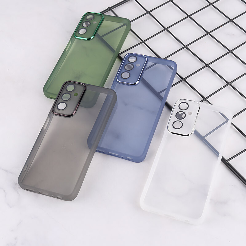 قاب Space سامسونگ Galaxy A05s دور محافظ متال محافظ لنزدار