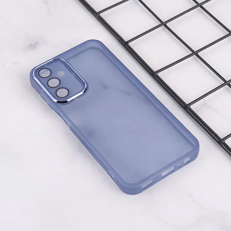 قاب Space سامسونگ Galaxy A15 دور محافظ متال محافظ لنزدار