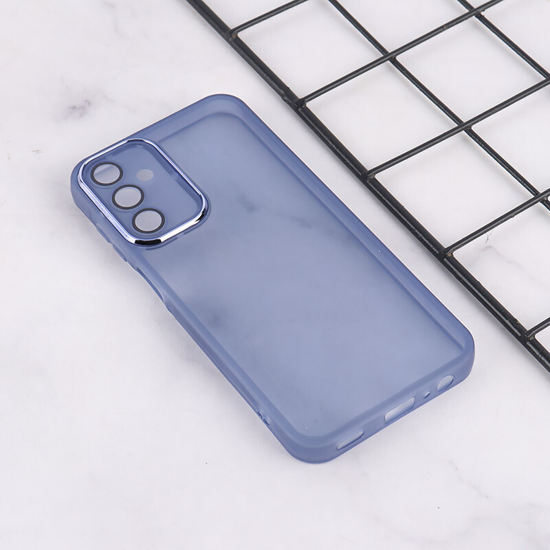 قاب Space سامسونگ Galaxy A15 دور محافظ متال محافظ لنزدار
