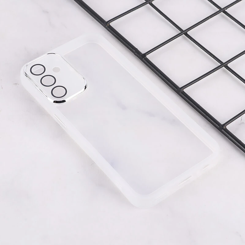 قاب Space سامسونگ Galaxy A15 دور محافظ متال محافظ لنزدار