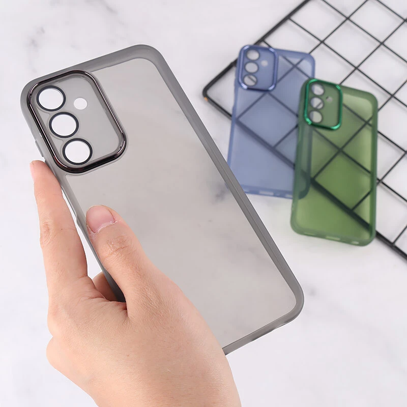 قاب Space سامسونگ Galaxy A25 دور محافظ متال محافظ لنزدار