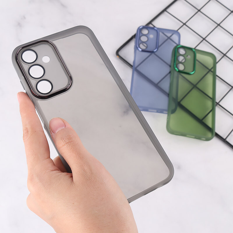 قاب Space سامسونگ Galaxy A25 دور محافظ متال محافظ لنزدار