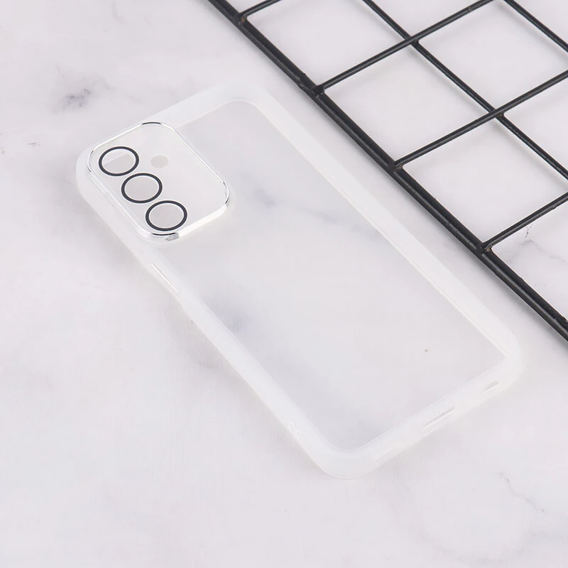 قاب Space سامسونگ Galaxy A25 دور محافظ متال محافظ لنزدار
